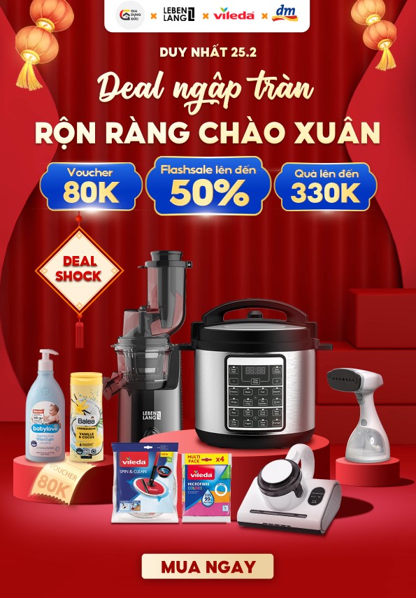E-commerce platform advertising Tet holiday sale off podium background poster thương mại điện tử, deal ngập tràn rộn ràng chào xuân